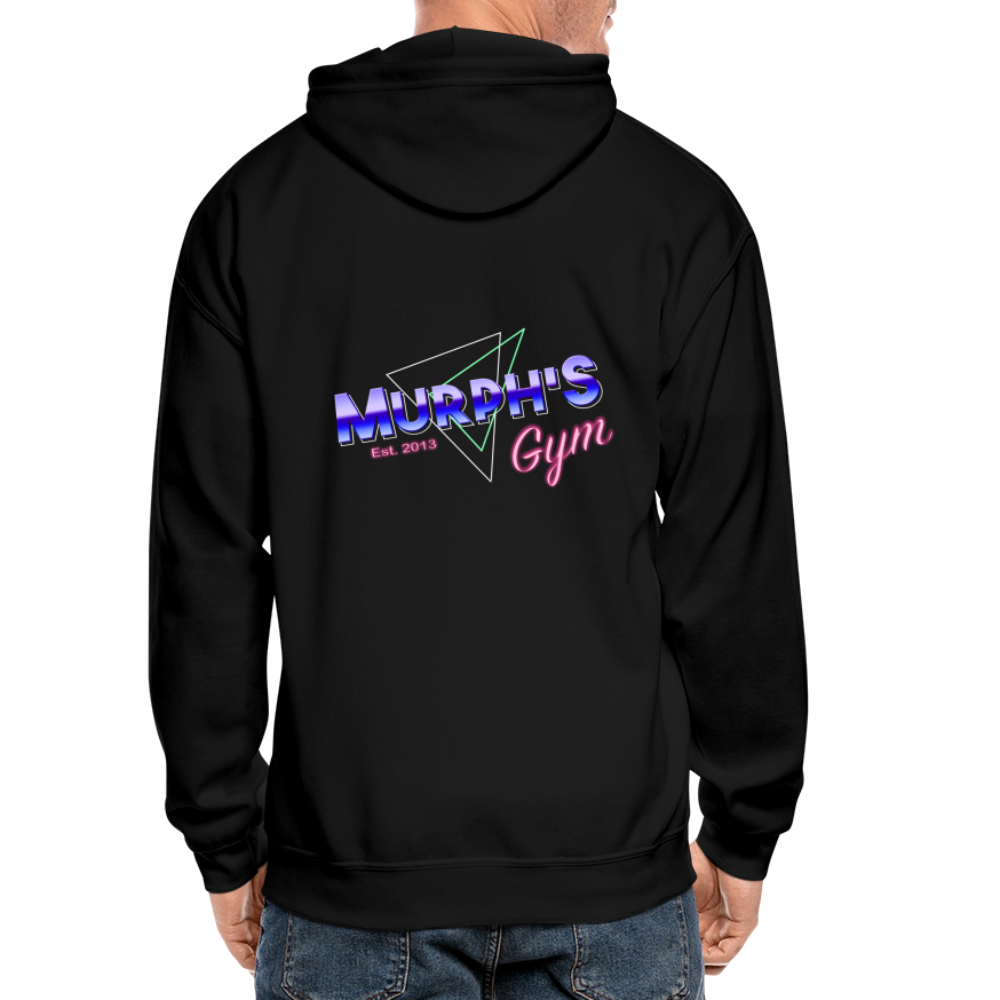 Gildan Heavy Blend Adult Zip Hoodie Black - black