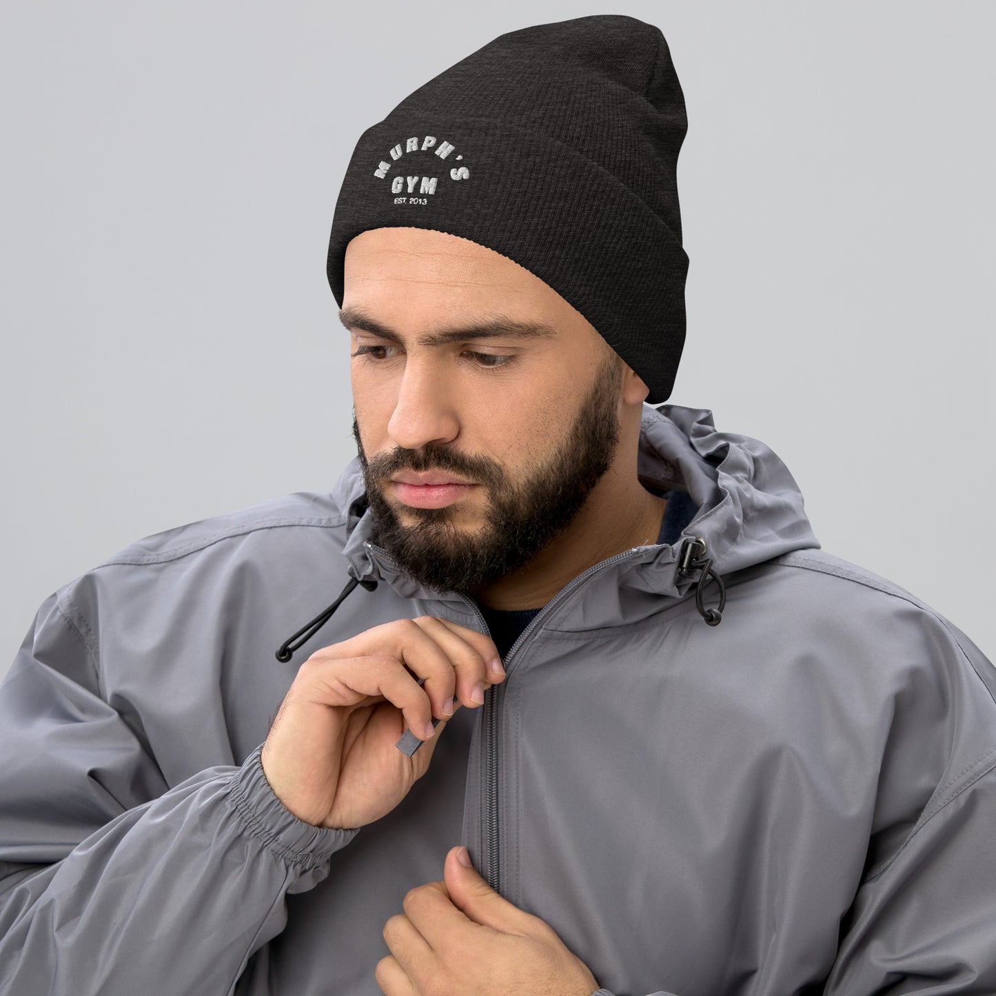 Cuffed Beanie Dark Grey