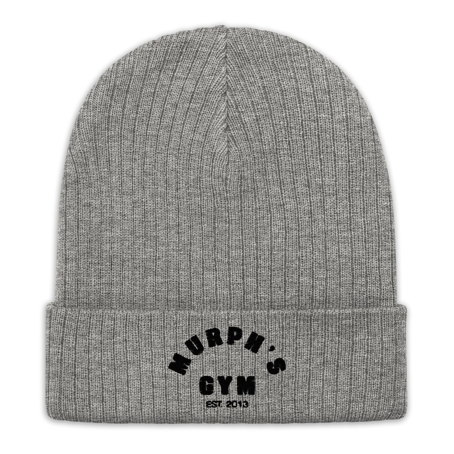 Ribbed knit beanie