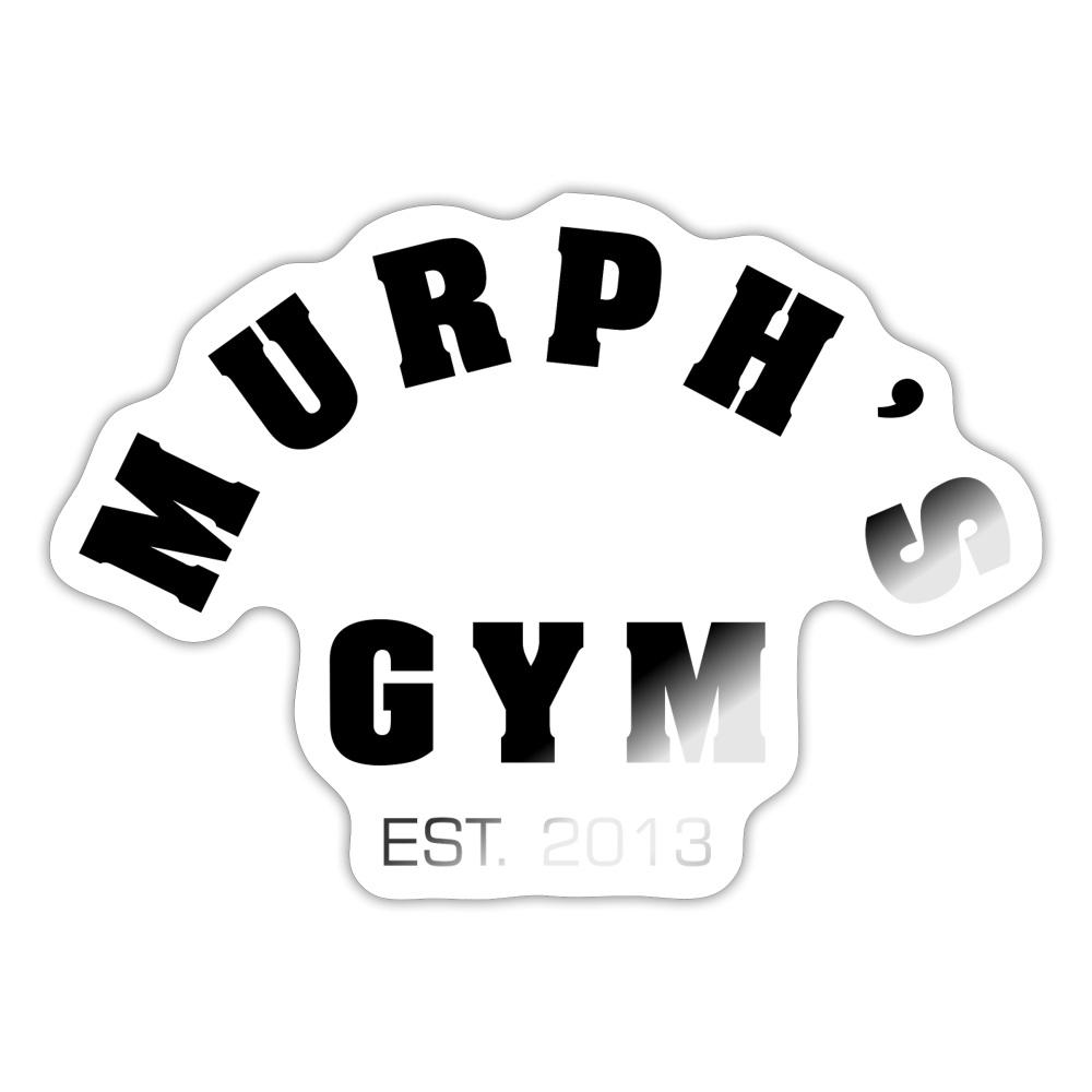 Sticker - white glossy