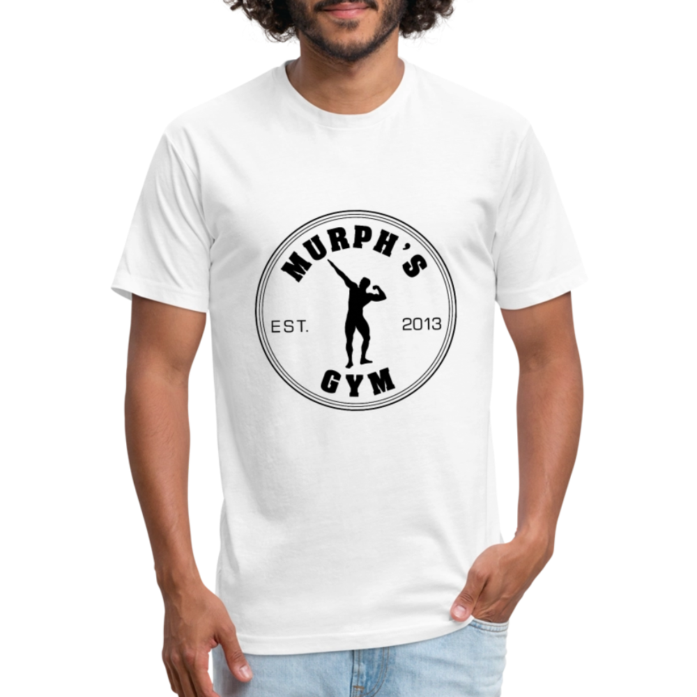 Fitted Cotton/Poly T-Shirt by Next Level - white