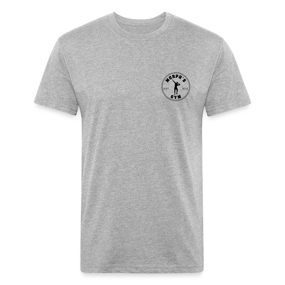 Fitted Cotton/Poly T-Shirt by Next Level - heather gray