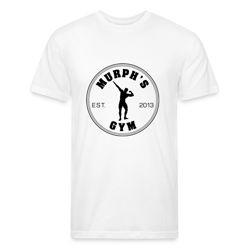 Fitted Cotton/Poly T-Shirt by Next Level - white