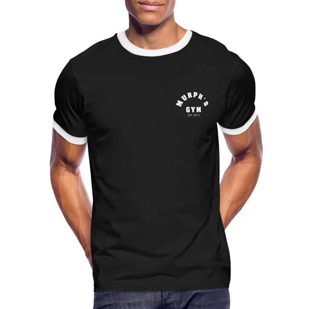 Men's Ringer T-Shirt - black/white