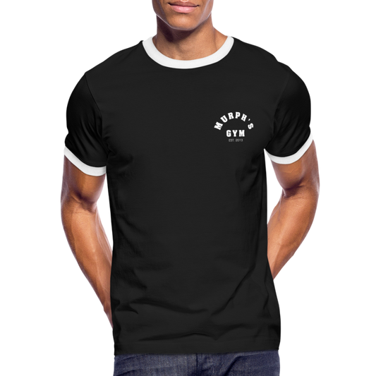 Men's Ringer T-Shirt - black/white