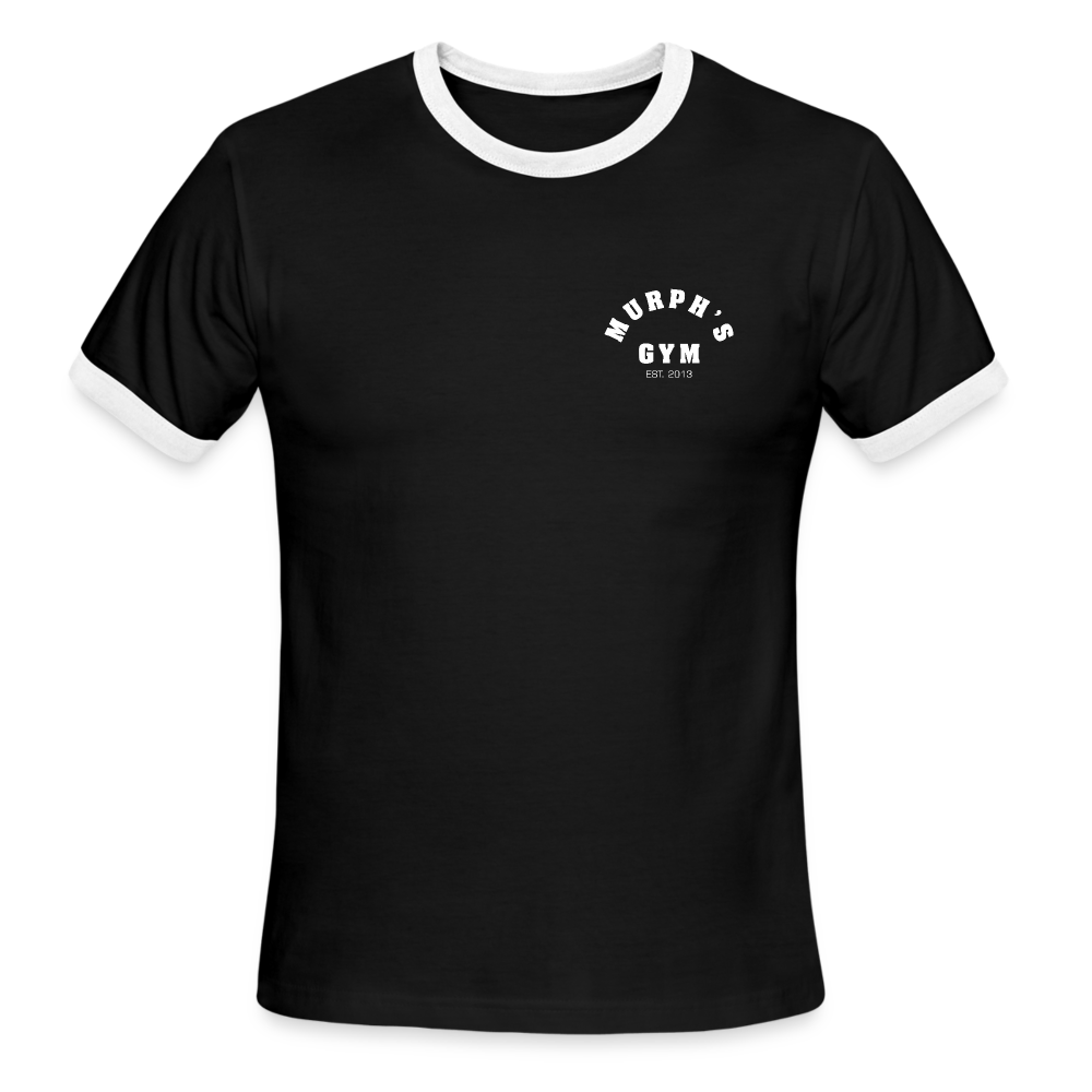 Men's Ringer T-Shirt - black/white