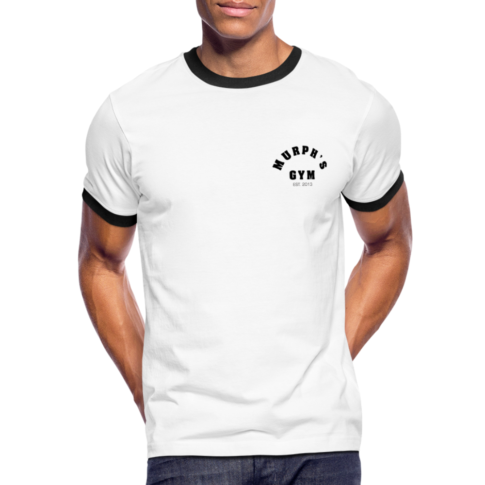 Men's Ringer T-Shirt - white/black