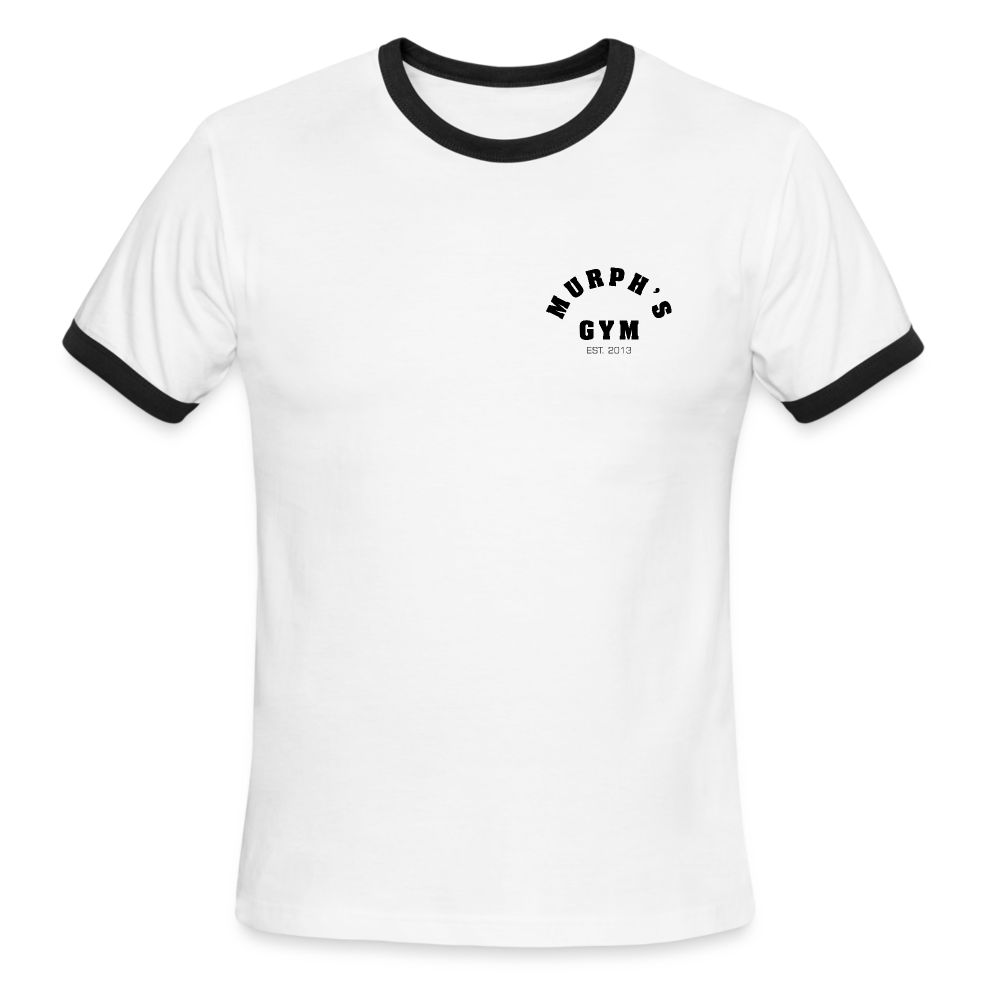 Men's Ringer T-Shirt - white/black