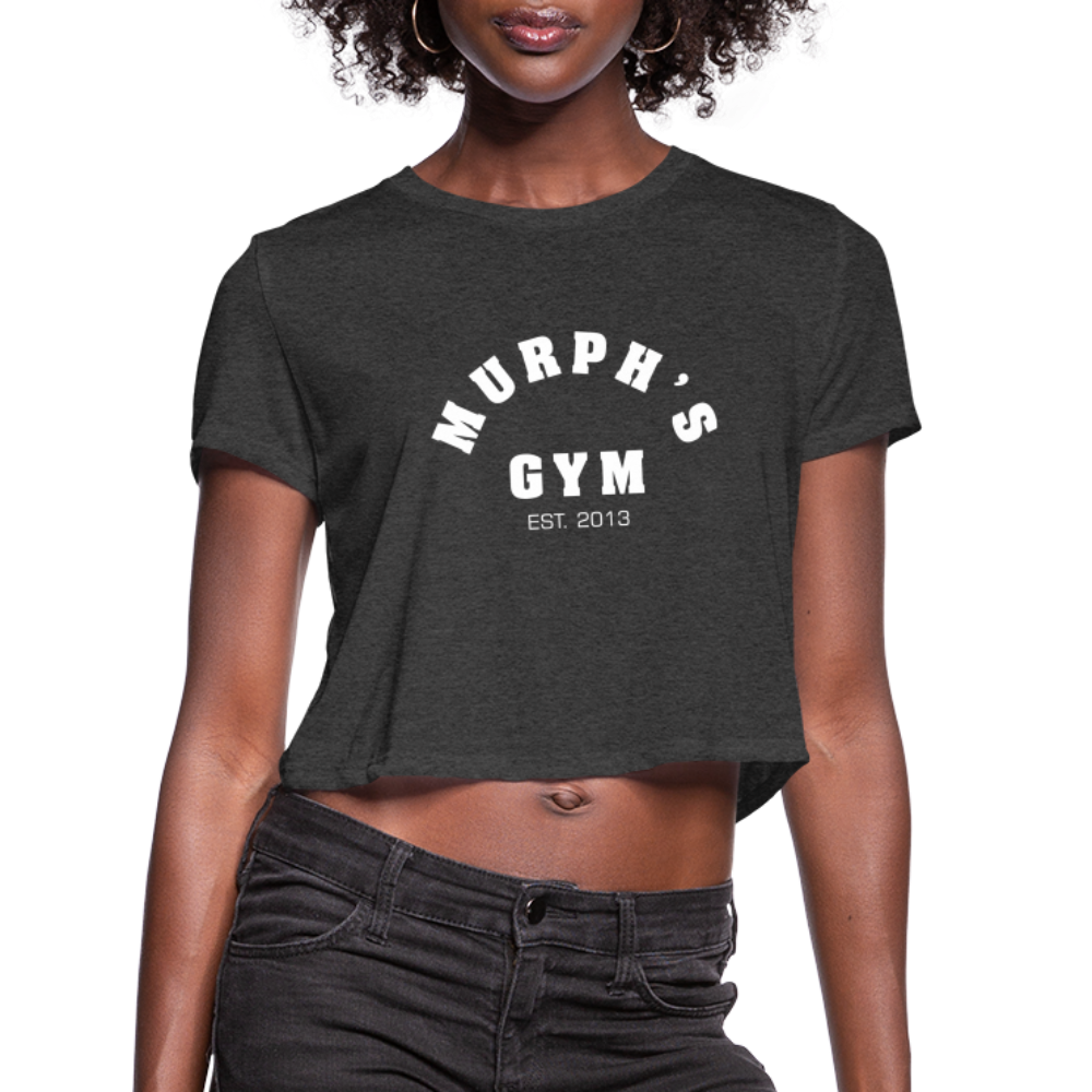 Women's Cropped T-Shirt - deep heather