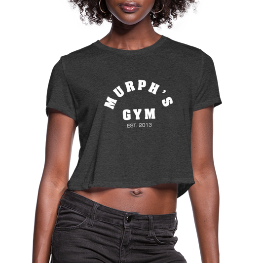 Women's Cropped T-Shirt - deep heather