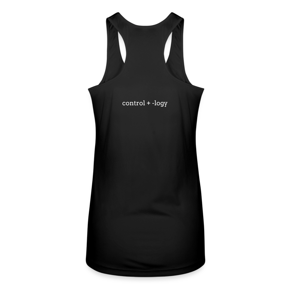 Women’s Performance Racerback Tank Top V Pilates - black